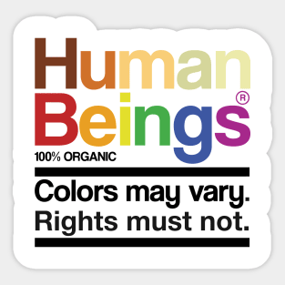 Human beings - Feminist Witch - Empowered Magic, Resistance Art Sticker